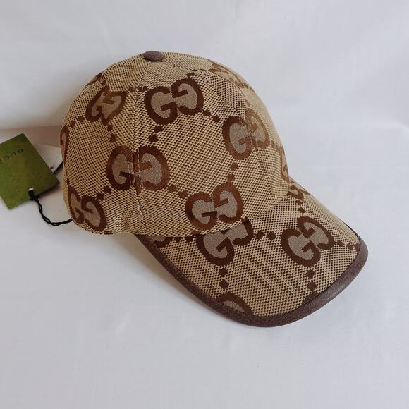 GUCCI GG jumbo maxi logo baseball hat cap main image 4